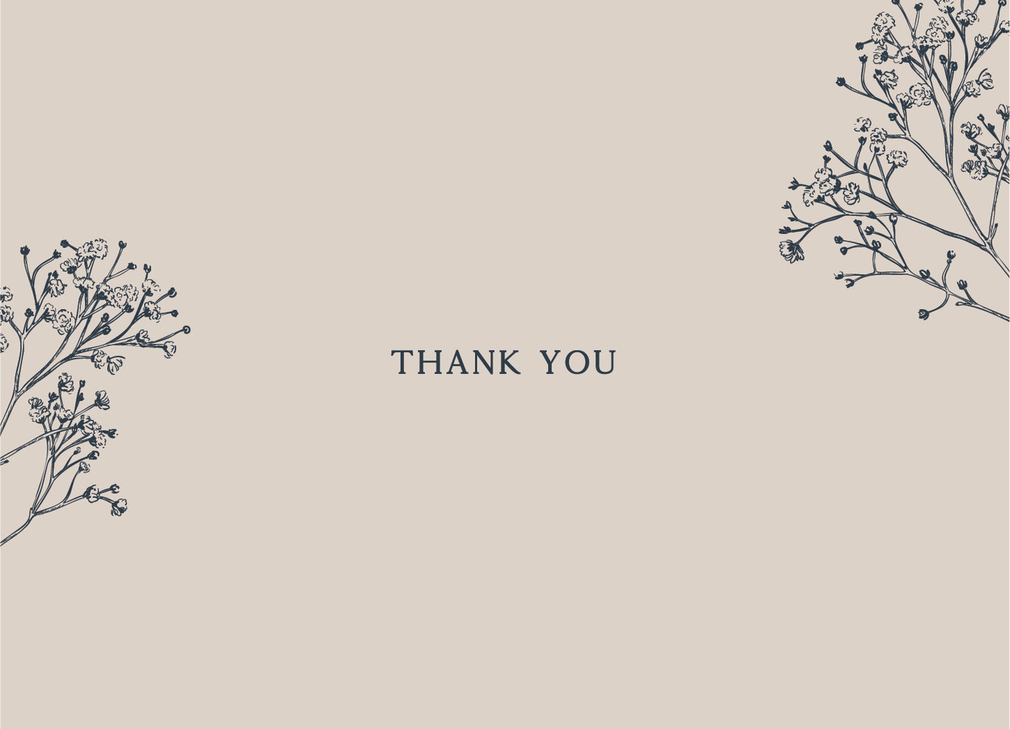 Thank you card